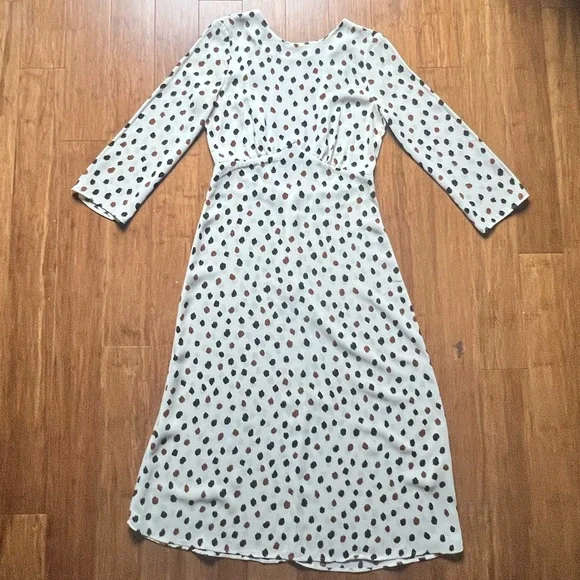 H&M | Dresses | Hm Polka Dot Aline Dress Size 4